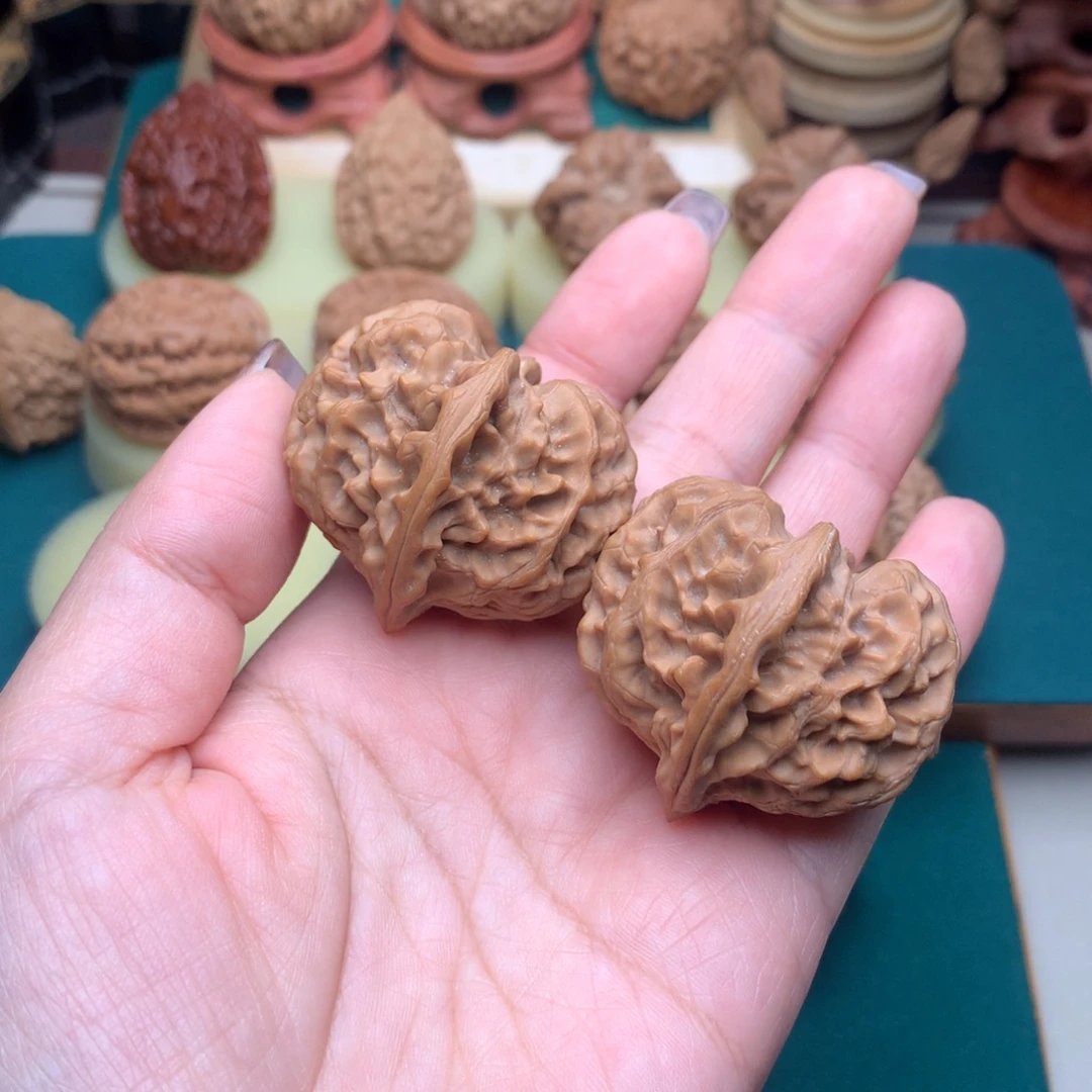 文玩核桃把件龙门涧40-42肚