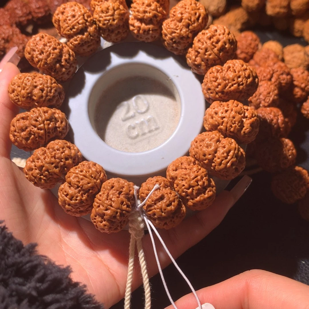 金刚菩提手串25+六瓣纽扣