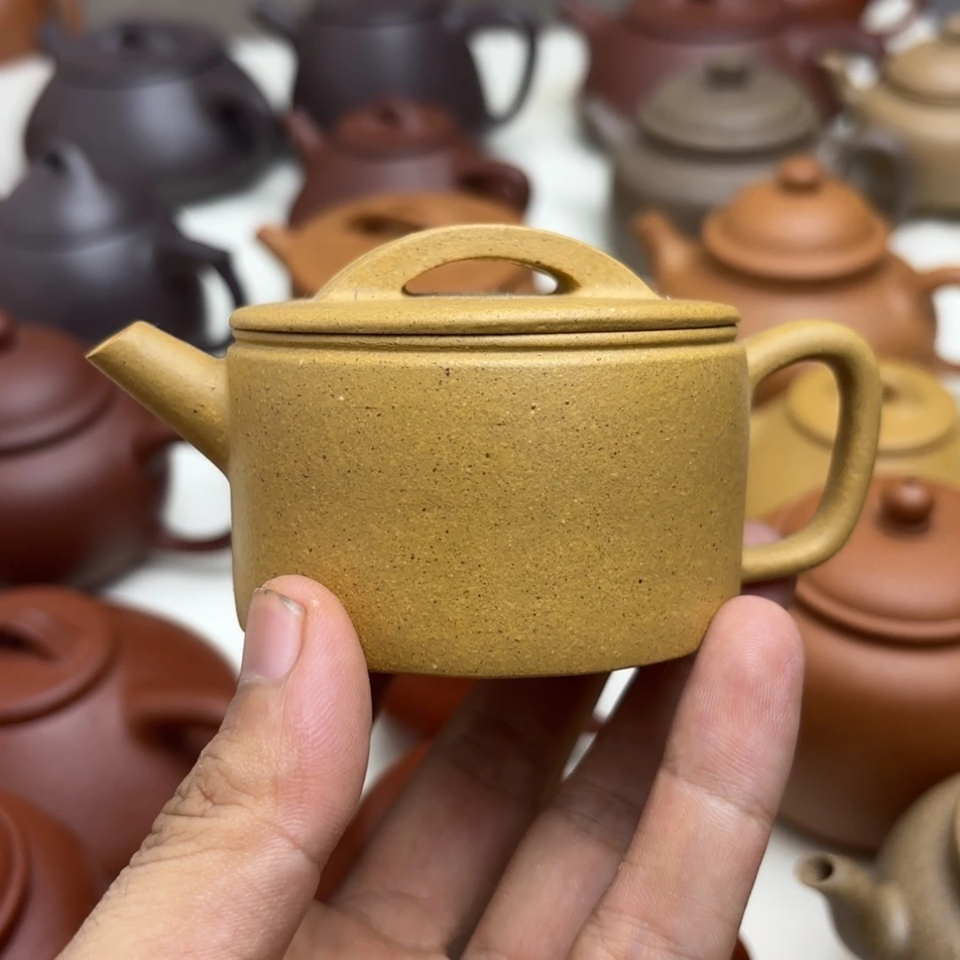 【***】茶壶紫砂汉瓦壶段泥