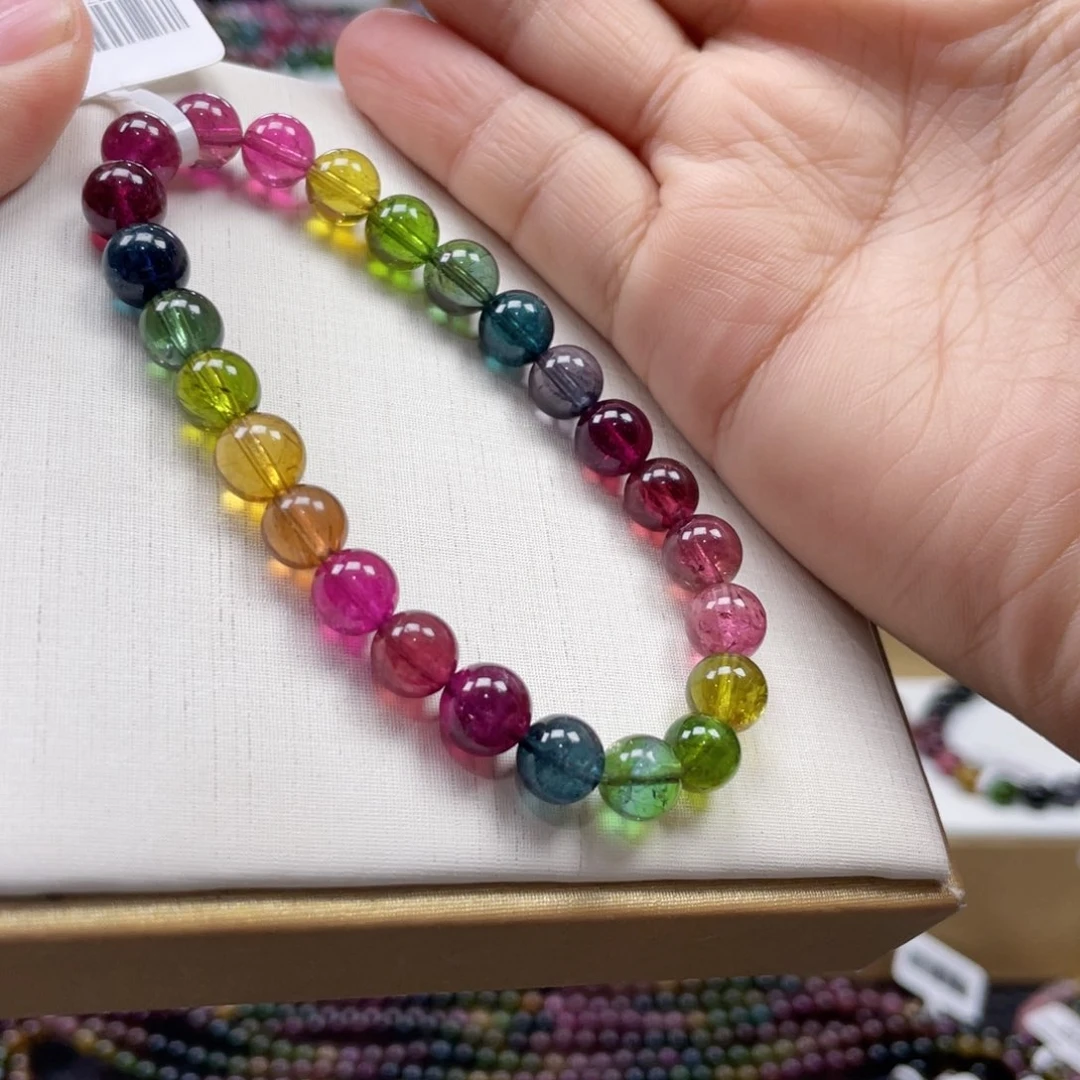 碧玺手串未镶嵌7.5mmmmmmmmmmm