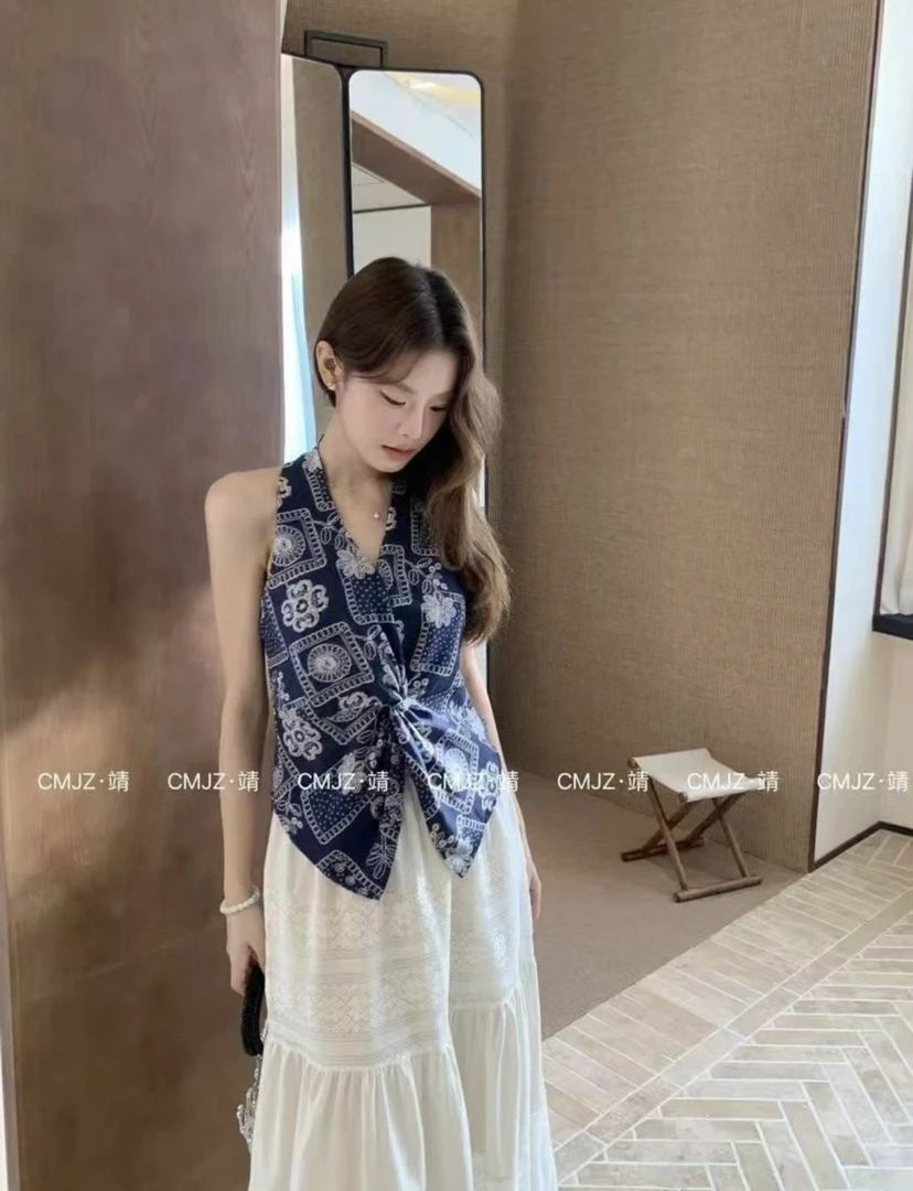 1-200宽松日常通勤百搭夏季学生外穿中长款设计感慵懒显瘦