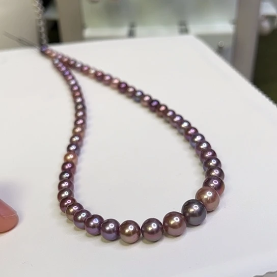 颈饰未镶嵌淡水珍珠梅*定制45cm