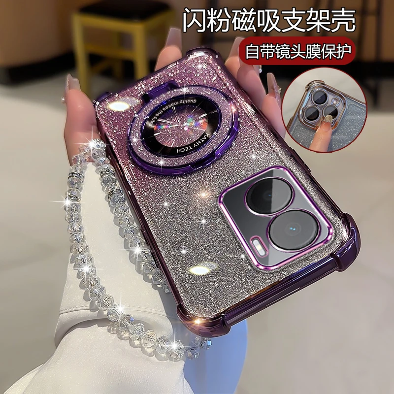 适用荣耀X40i手机壳女奢华个性潮创意 honorx40i新款DIO-AN00软壳