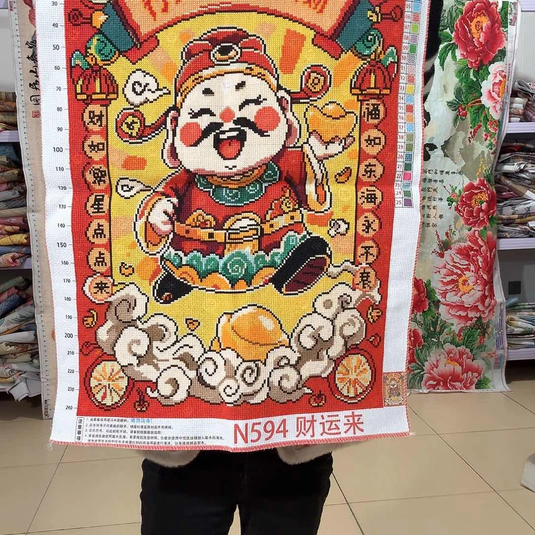 棉十字绣成品出售