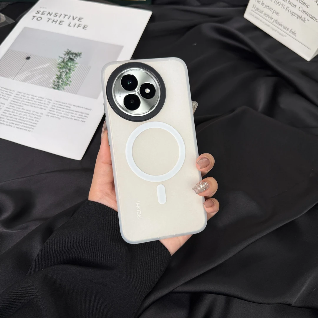 迈博旅适用红米k80至尊版手机壳k80pro全包软边肤感磁吸隐砂壳