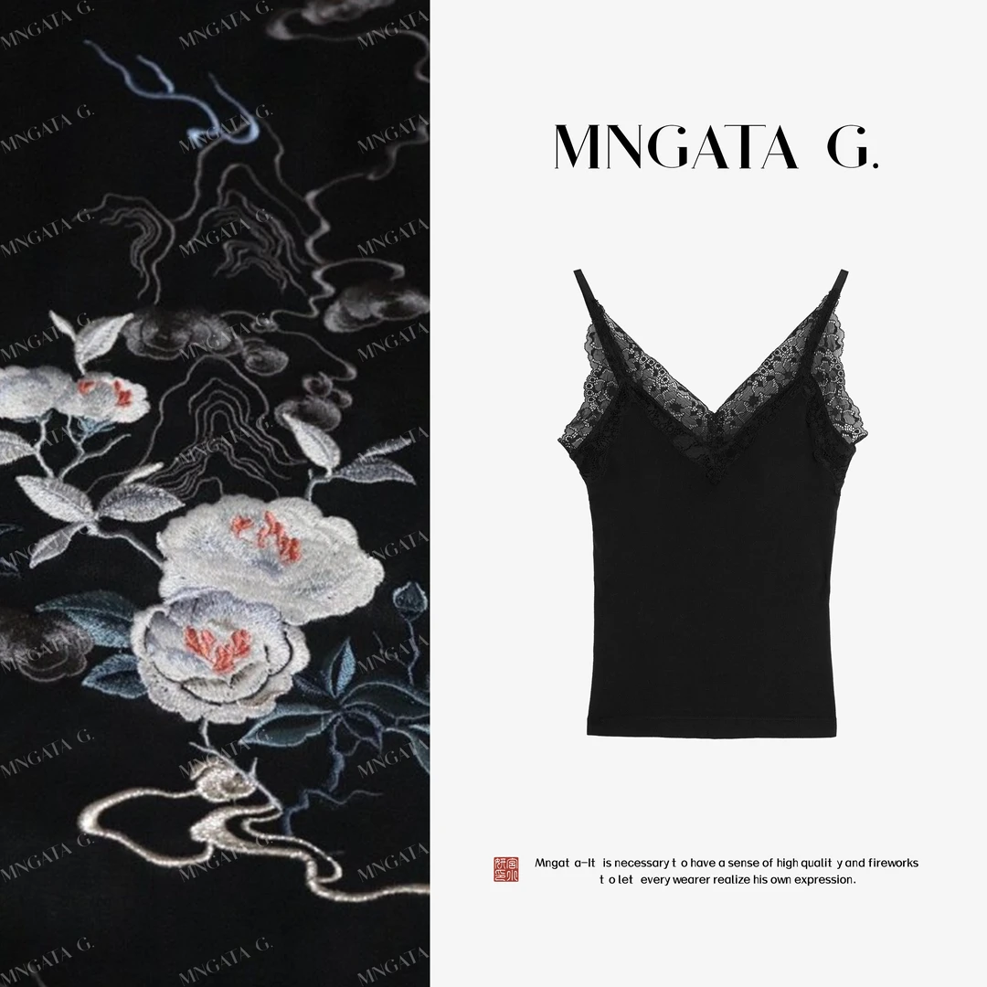 MNGATA G.宫小妍【云感吊带】莫代尔早秋新中式中国风吊带5081803