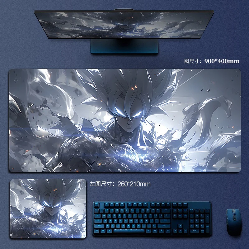 五条悟鼠标垫超大漫画风桌垫男生电竞电脑键盘垫子动漫家用滑鼠垫