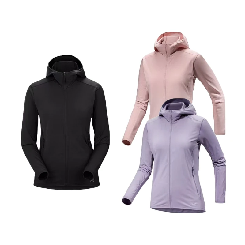 【女款】ARC'TERYX/始祖鸟 Kyanite系列 Lt hoody 拉链连帽抓绒夹克