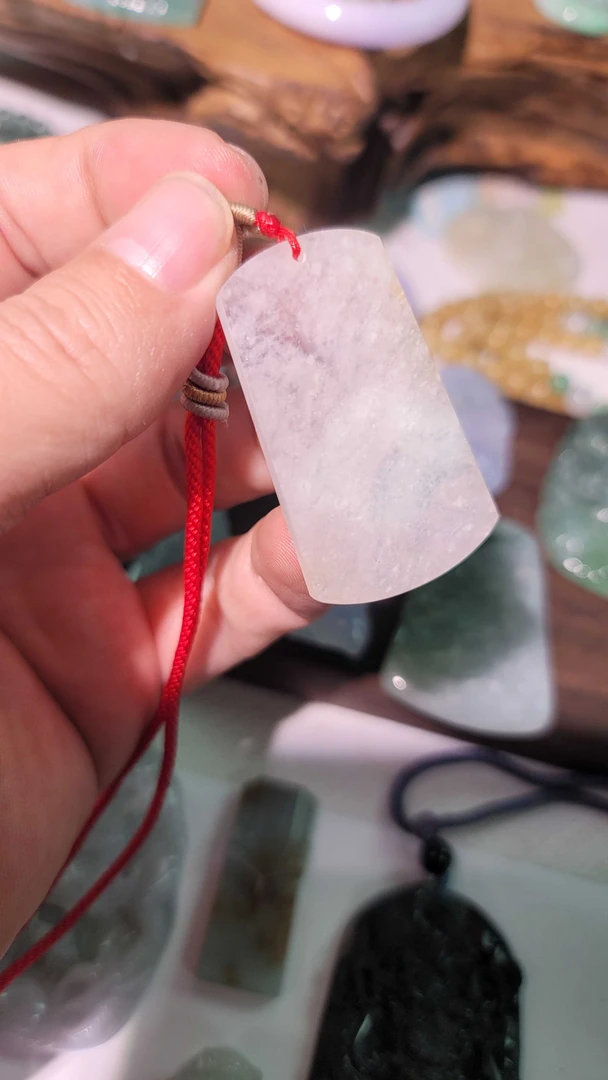 天然翡翠A货无事牌