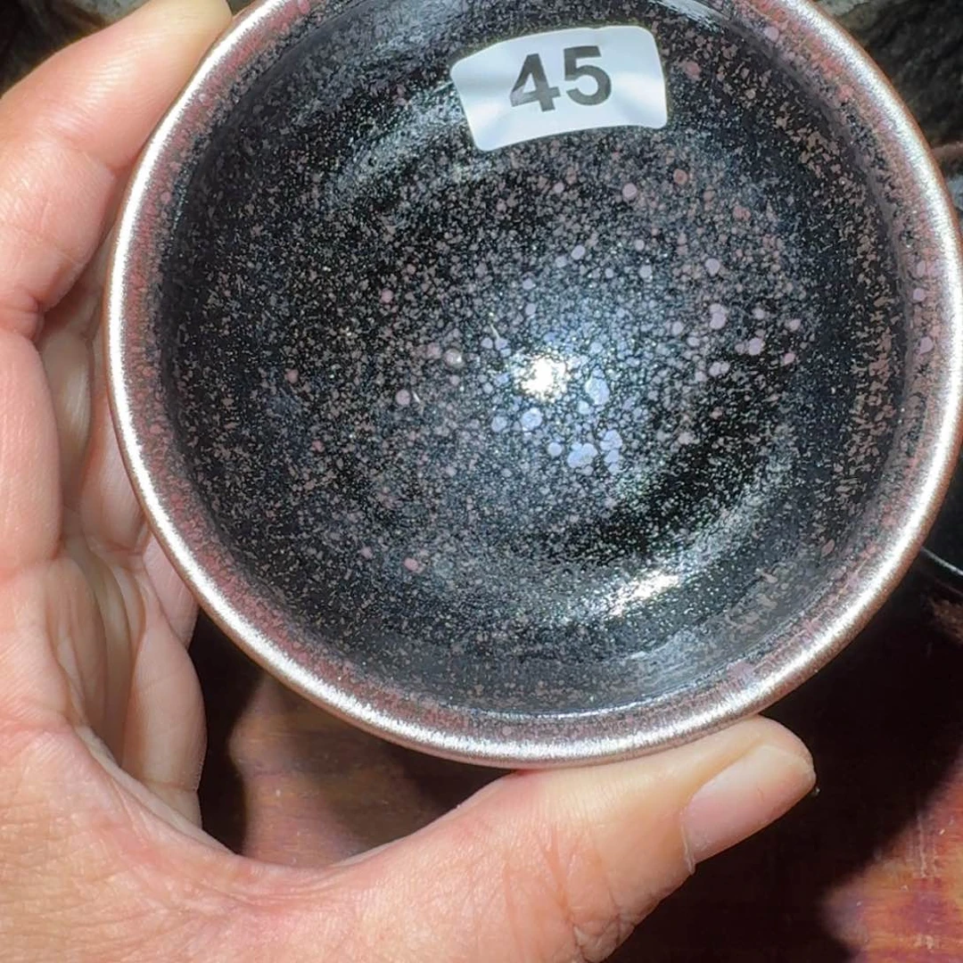 小雨茶盏，手工柴烧月*娜