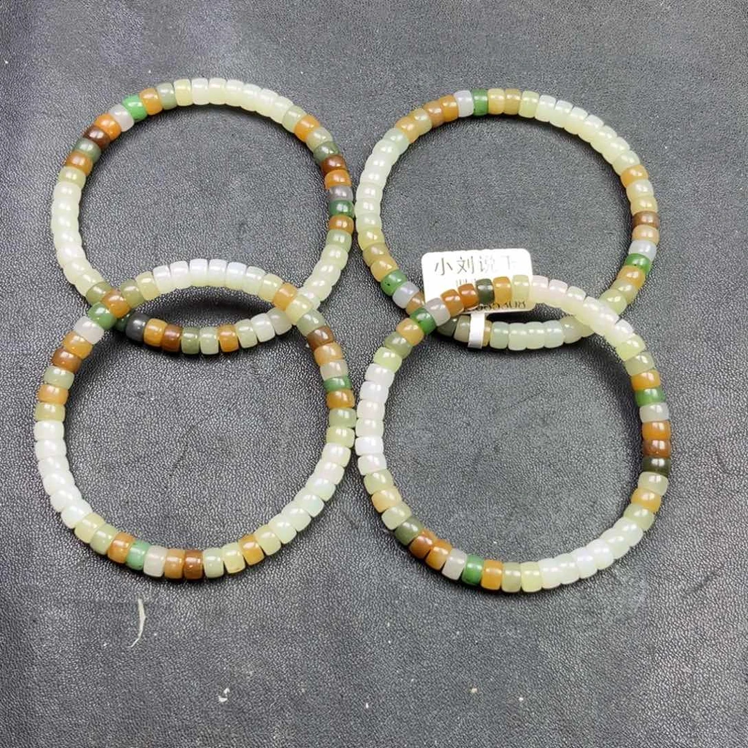 和田玉手链未镶嵌多样性铜钱手串直切货头拍一发一