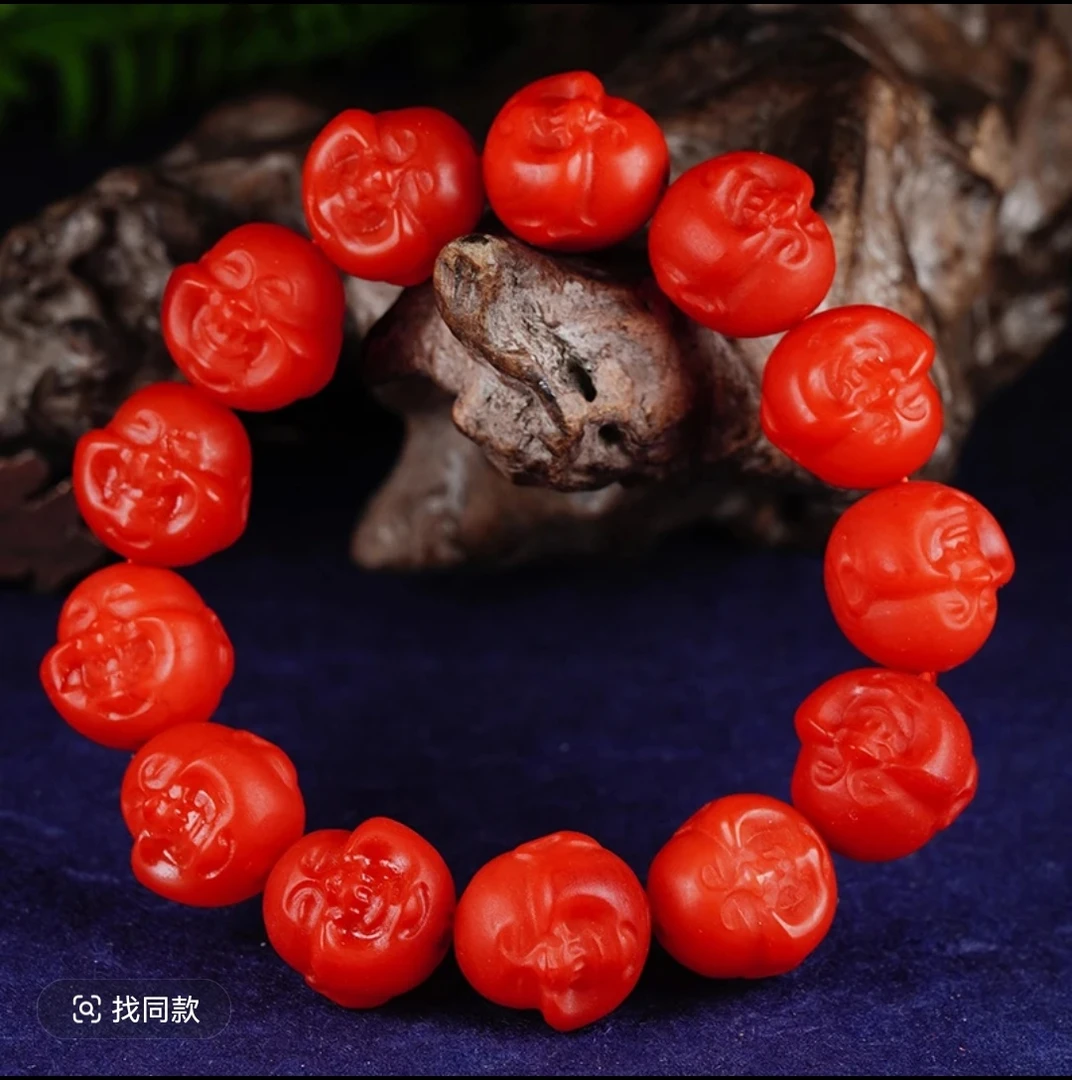 1.8mm佛头手串带证书配礼盒