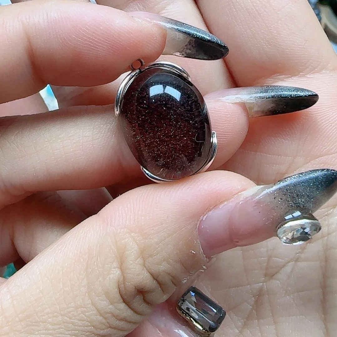 水晶手串未镶嵌米**米红幽灵