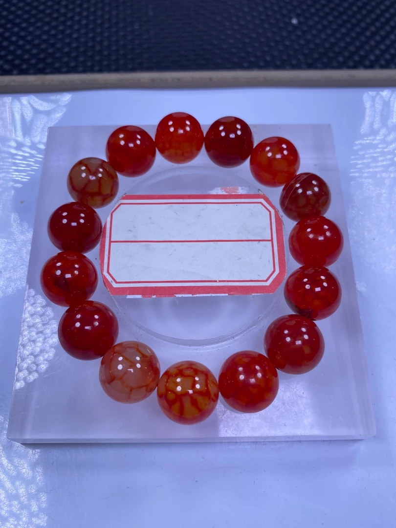 血红玛瑙14mm手串发一条D44
