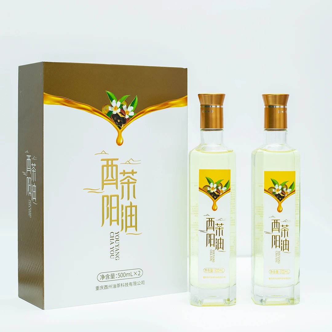 【官方正品】酉阳茶油500ml双支精品装炒菜优质品牌