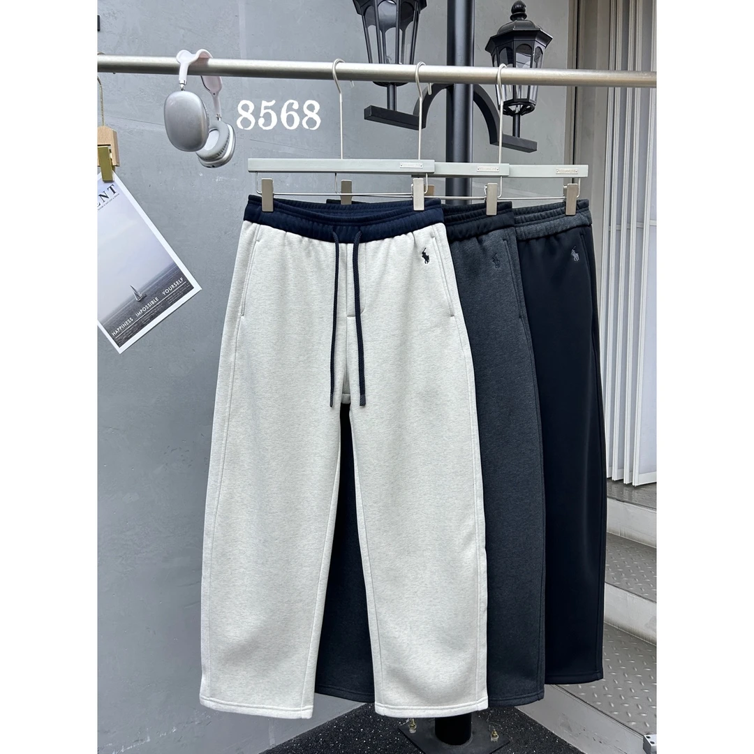8568 潮牌休闲时尚加绒卫裤男休闲裤