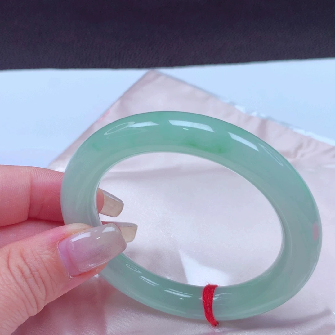 冰***檬翡翠手镯未镶嵌手镯88