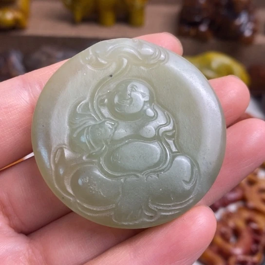 蛇纹石玉未镶嵌颈饰134