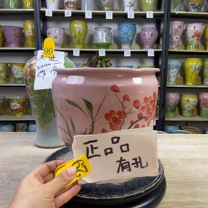 景德镇高温陶瓷花盆