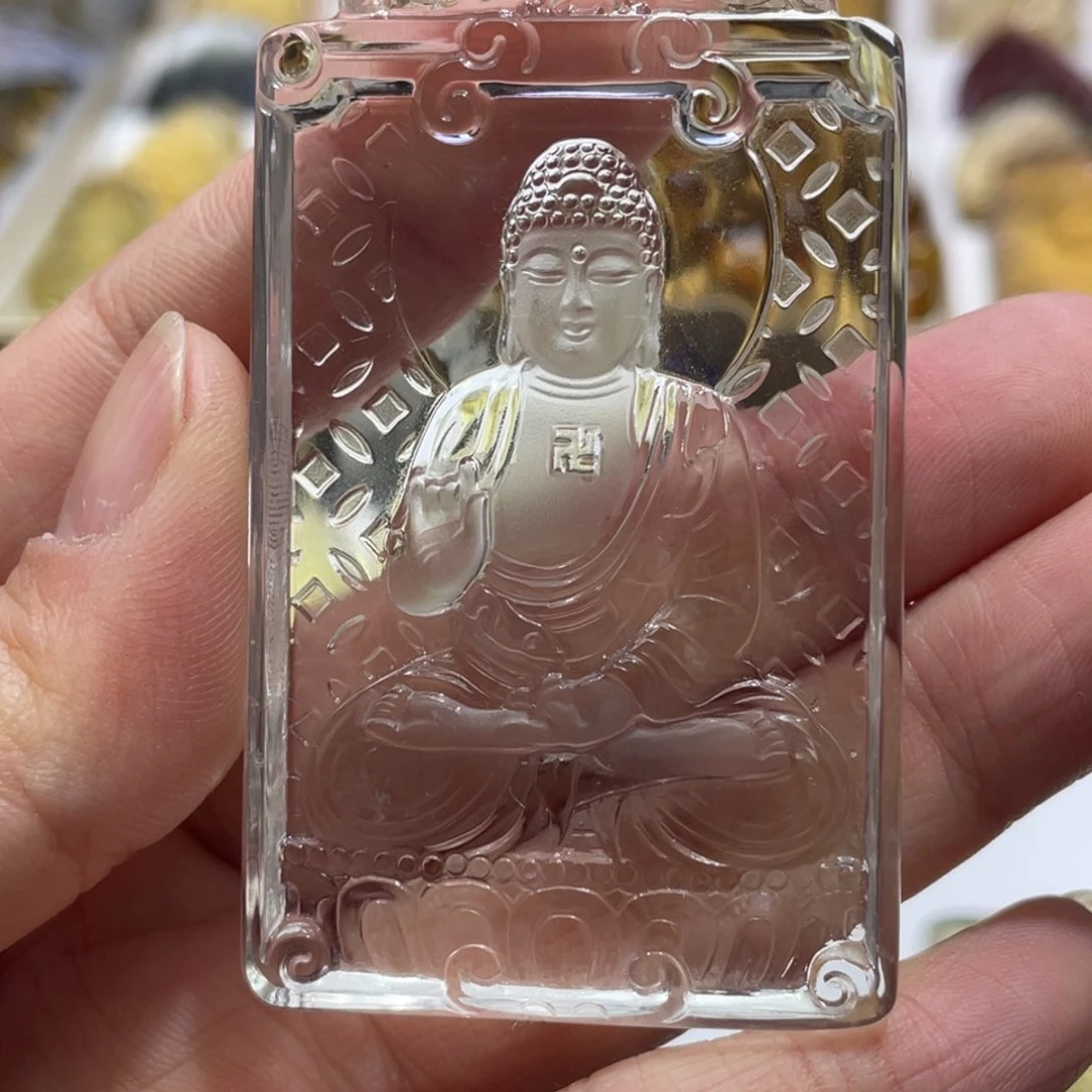 水晶颈饰未镶嵌定制