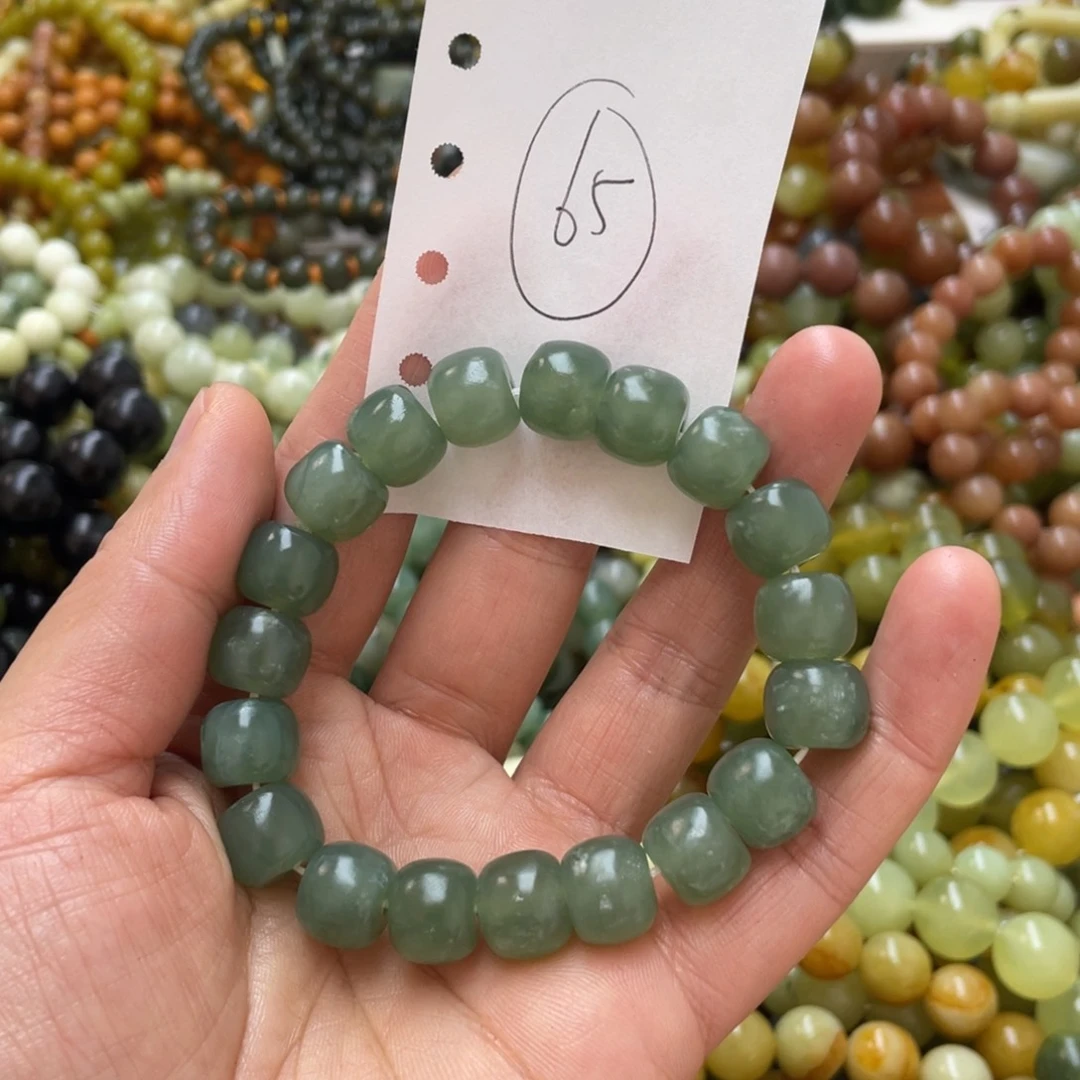 蛇纹石玉手链未镶嵌