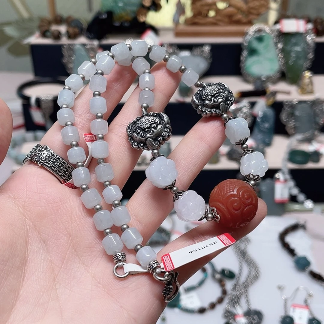 足银复古纯银万能链