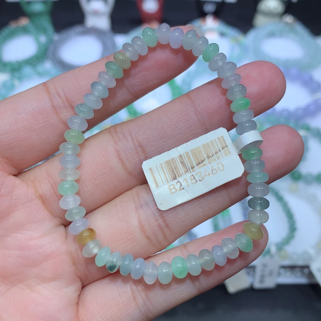 翡翠未镶嵌手串天然