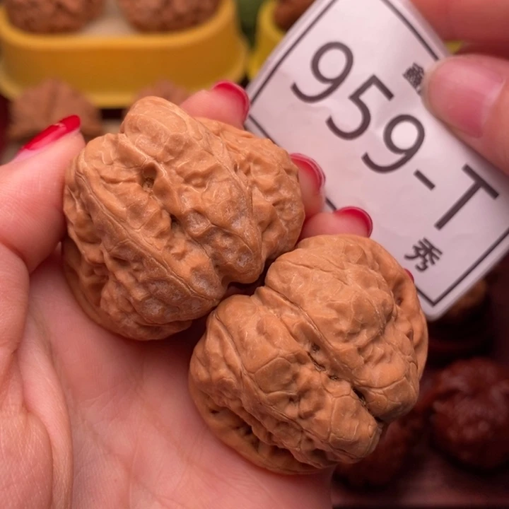 桃核把件蛤蟆头42……