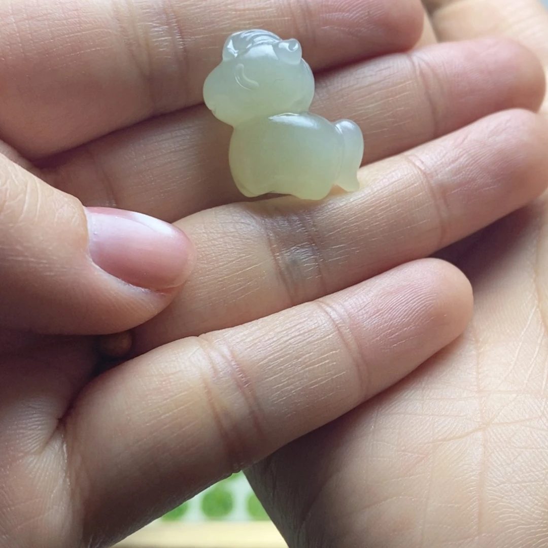 颈饰未镶嵌和田玉晴水小马