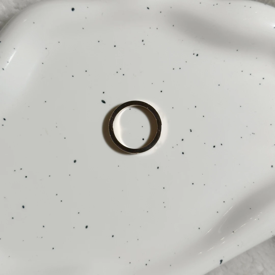 铜合金合成锆石戒指 戒指4195窄版简约