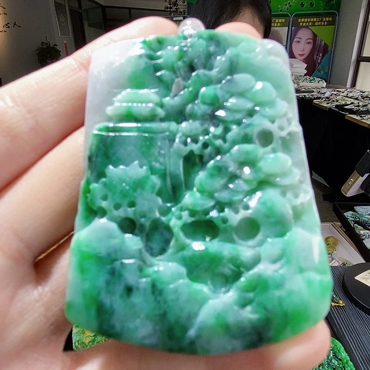 颈饰未镶嵌翡翠翡翠