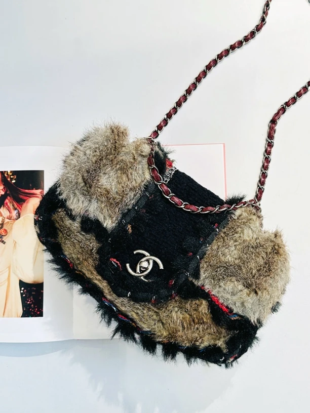 95新 Chanel/香奈儿 chanel Jumbo秀款毛毛包