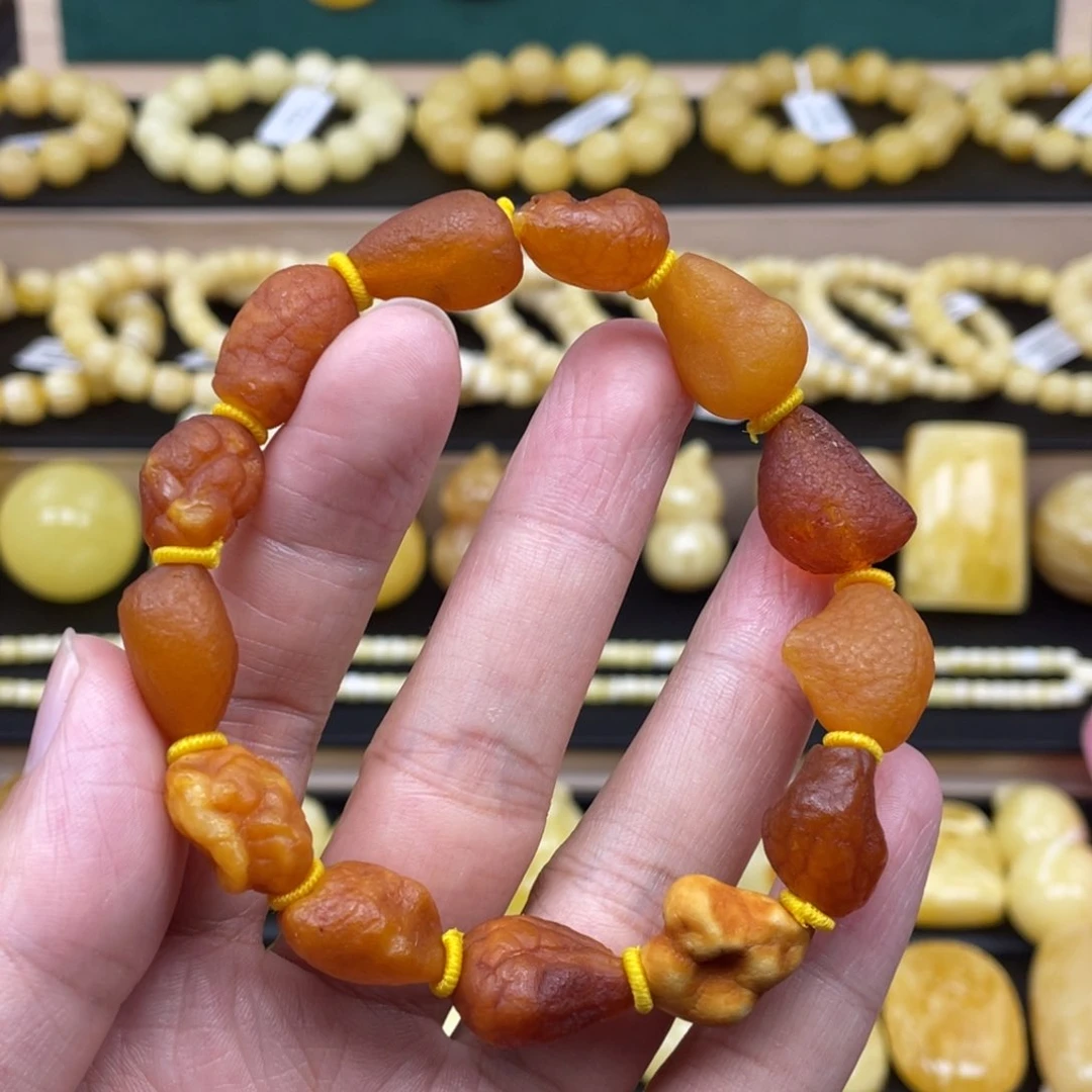 琥珀裸石未镶嵌琥珀蜜蜡