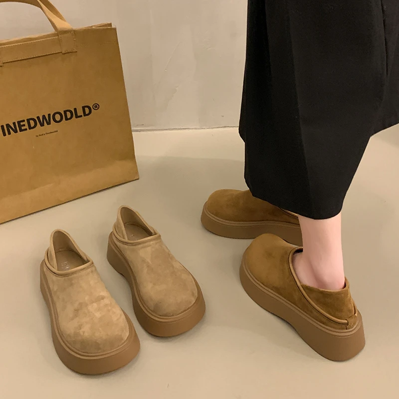 0【现货+运费险】欧若风高品质勃肯鞋女两穿一脚蹬百搭厚底女鞋