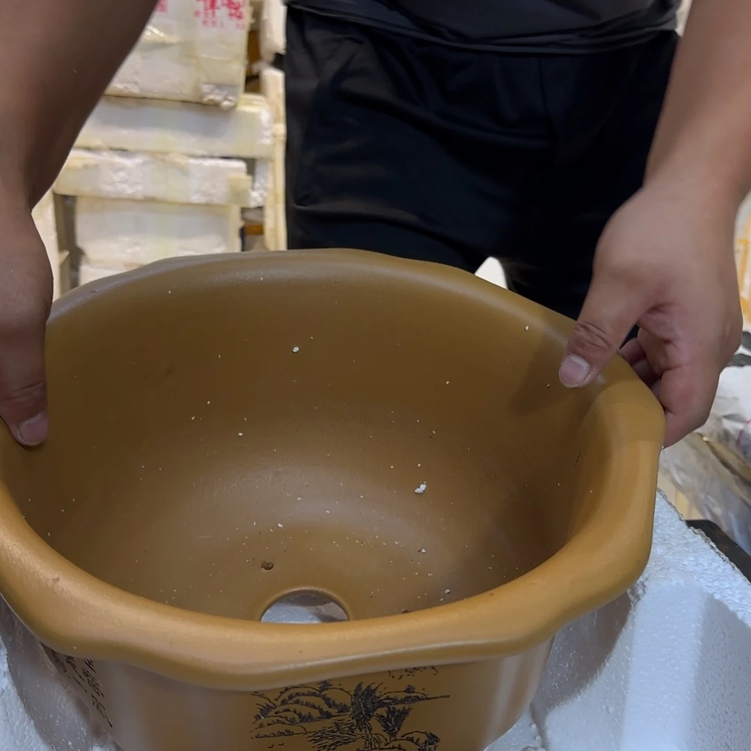 紫砂花盆口径27高度15