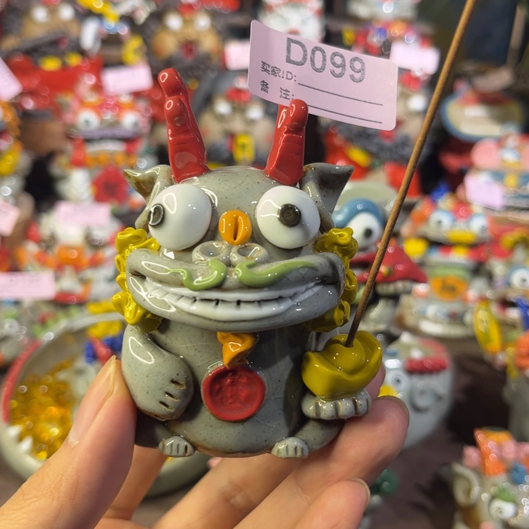 泥塑纯手工茶宠摆件