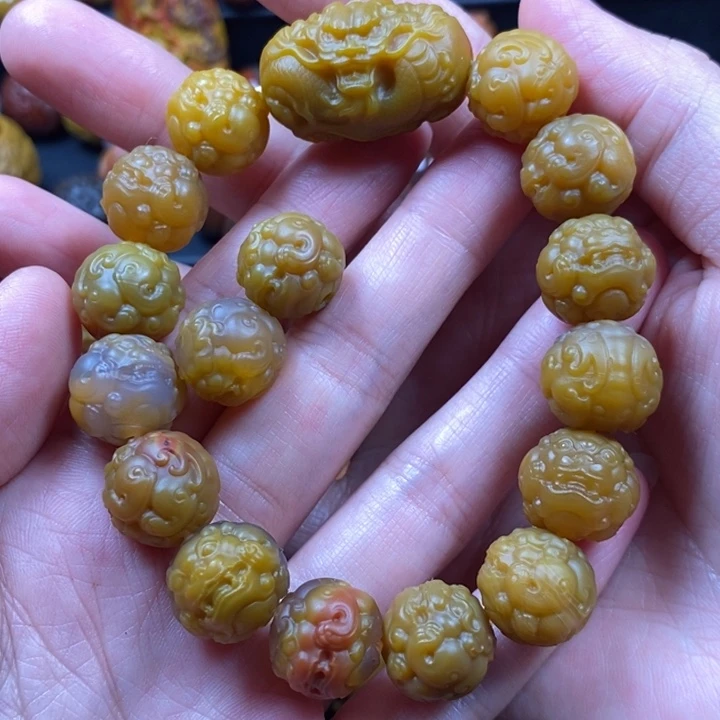 你***出玛瑙/玉髓未镶嵌手串