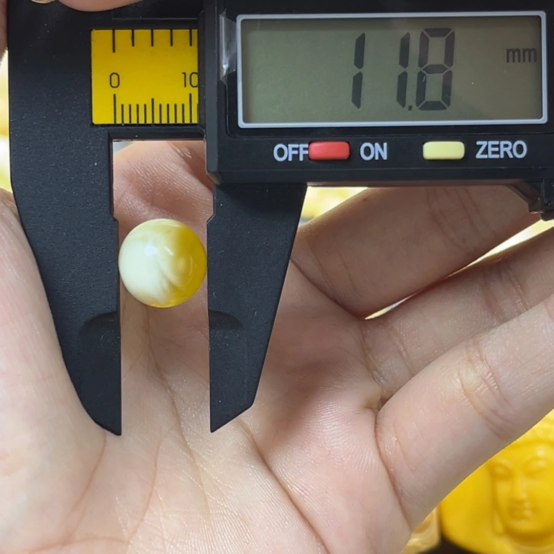 Z***y琥珀未镶嵌手串单珠圆珠