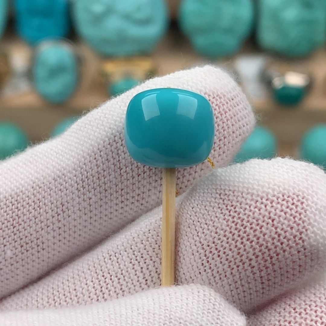 绿松石配饰未镶嵌老型卡11.6*10.5