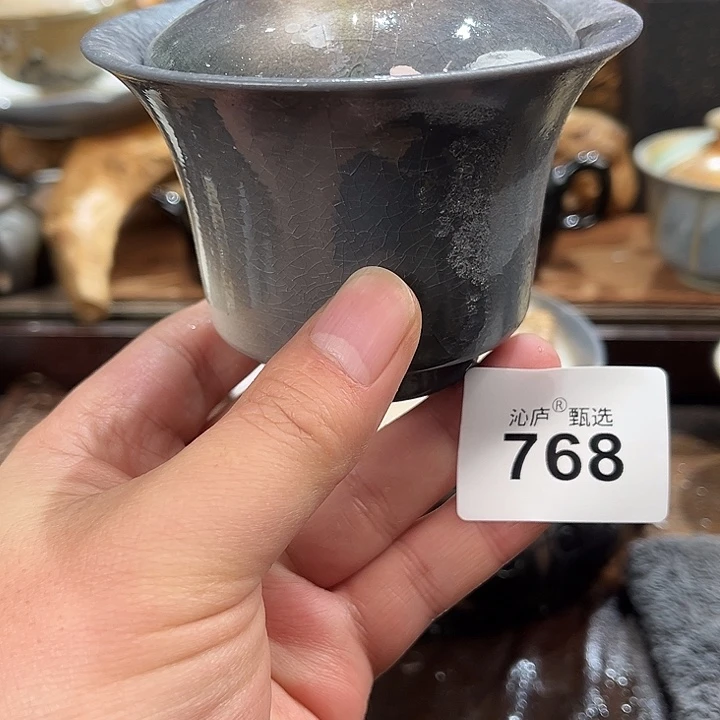 沁庐柴窑古法柴烧全手工茶具