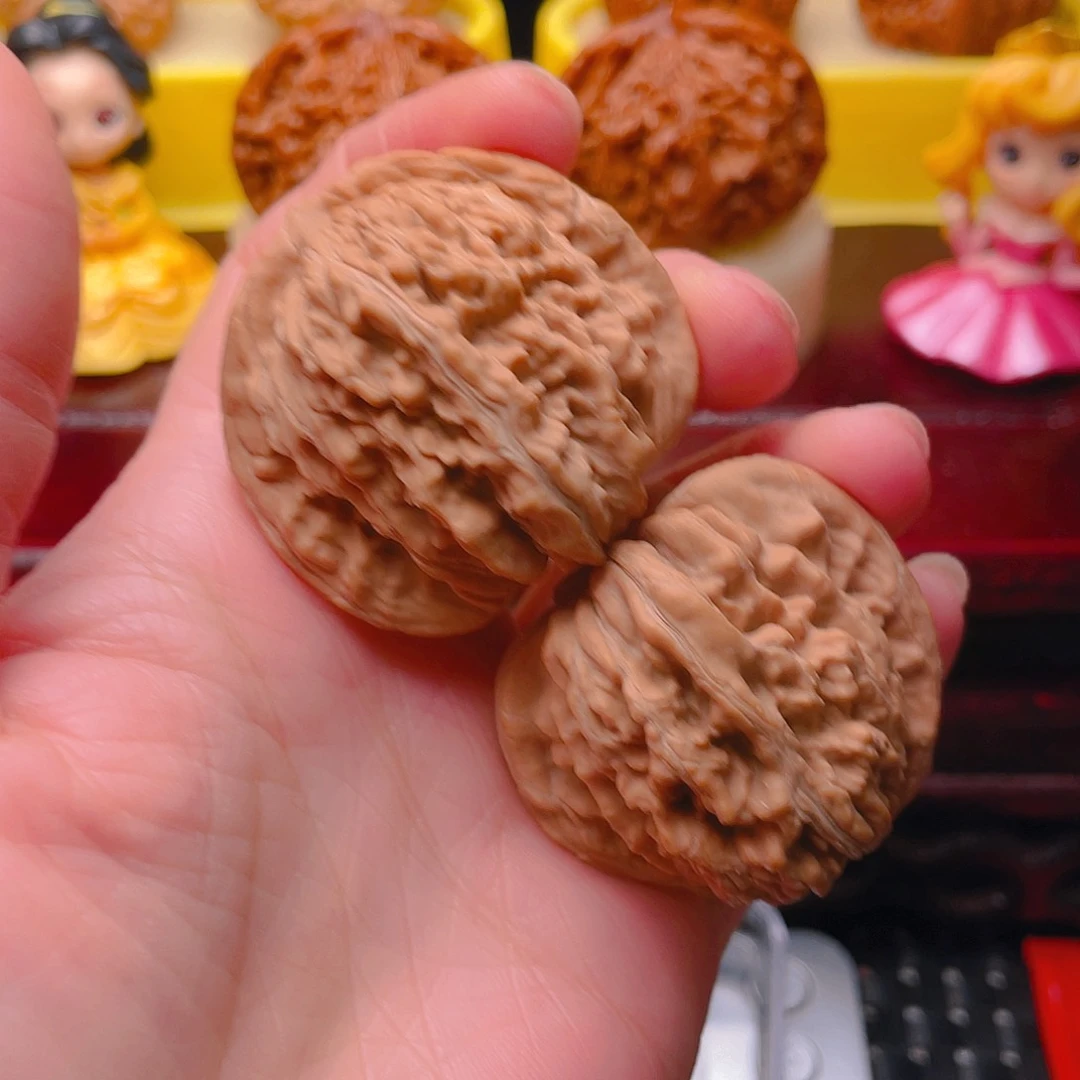 文玩核桃吊坠李*七41全品四座楼