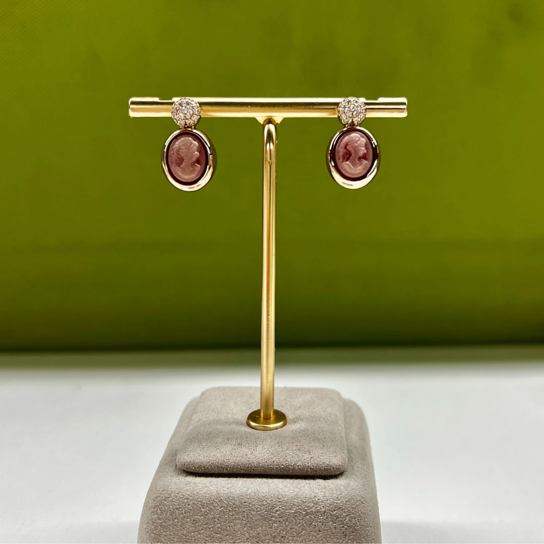 羽兮 铜合金耳饰 百搭气质小众简约精致耳钉