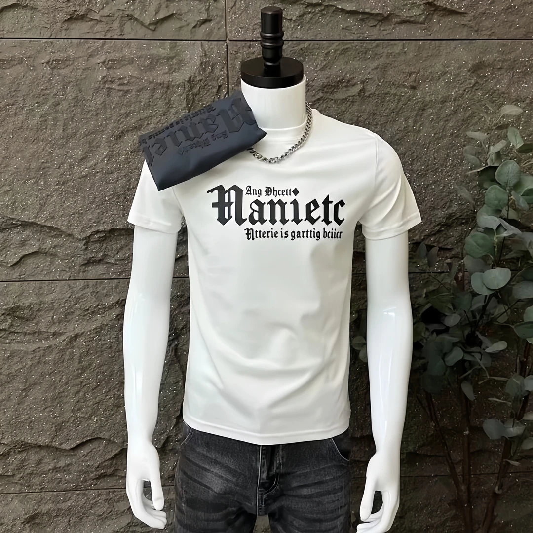 时尚春夏季新款美式潮牌短袖个性ins百搭休闲品质轻奢T恤上衣半袖