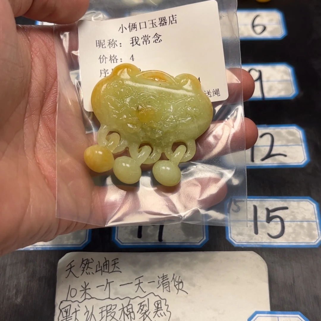 我***念未镶嵌蛇纹石玉颈饰