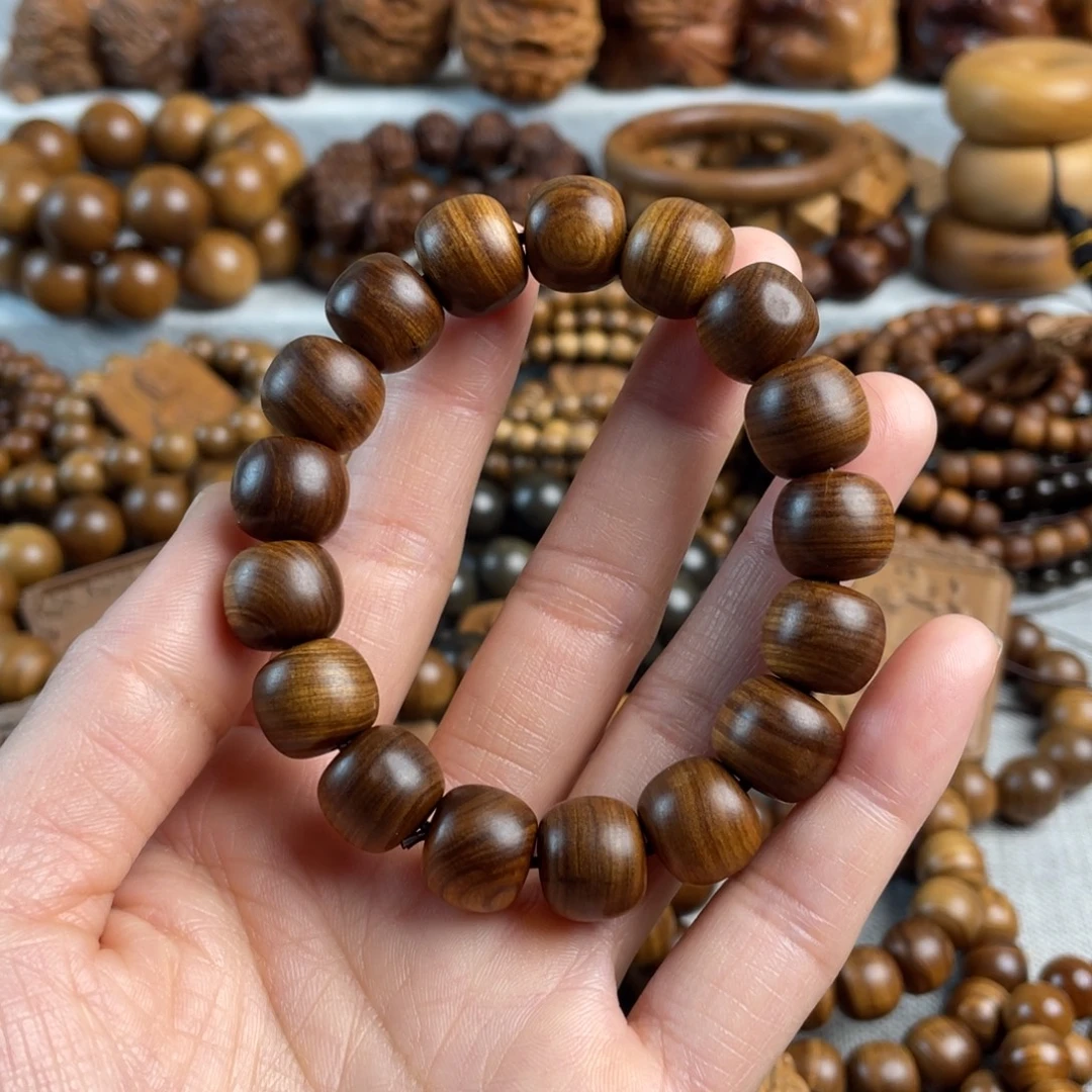 木老山檀香12/13瑕疵手串