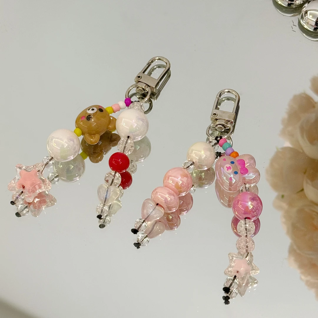 COOAA轻松熊手机挂件链条配件苹果挂绳手机壳链条防丢链条