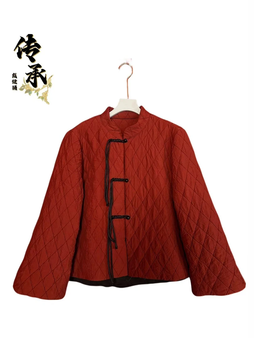 （秋冬中式棉衣）/外搭/秋冬季/宽松/中式国风/百搭女装/