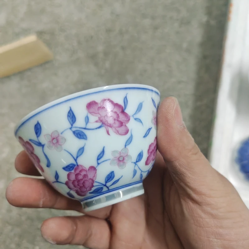 【非遗好物】红绯缠枝杯