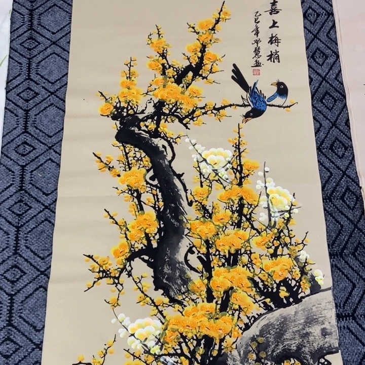 枕书斋画廊的直播间