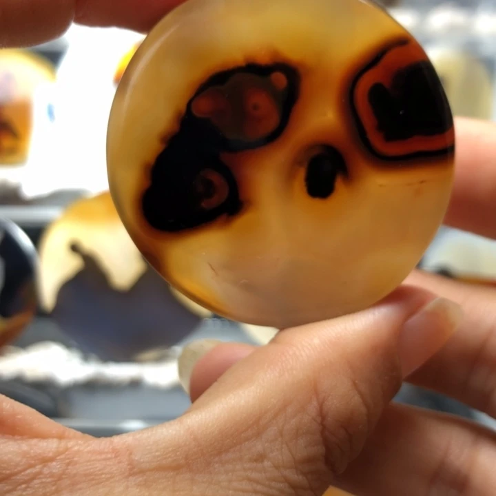 合金玛瑙/玉髓珠宝奇石108